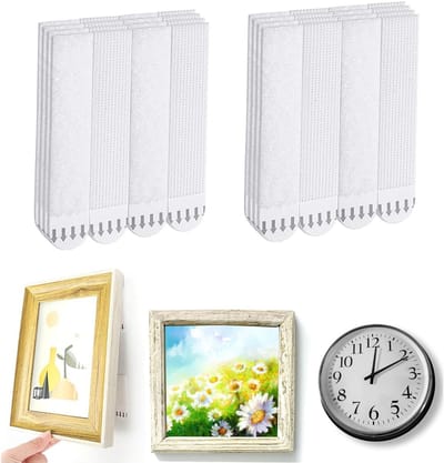 30 Paar Ophangstrips Voor Schilderijen - Plakbare Fotohangers - Beschadigt Geen Muurhangers Voor Schilderijen