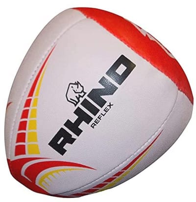 Reflex Trainingsbal Unisex, Witte Rugbybal, Één Maat
