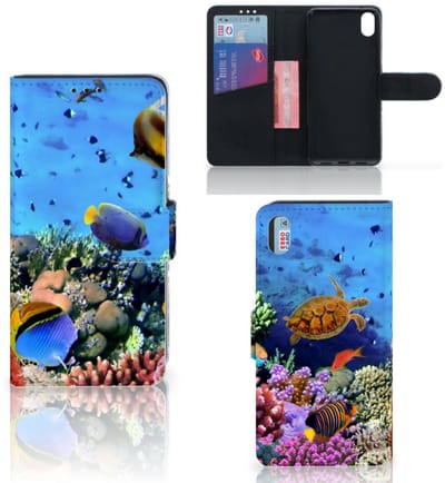 Xiaomi Redmi 7A Telefoonhoesje met Pasjes Vissen