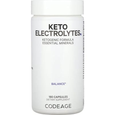 Électrolytes Céto, 180 Capsules Végétales