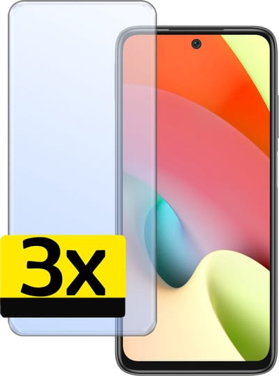 Screenprotector - Geschikt voor Xiaomi Redmi 10 2022 - 3 Stuks - Extra Sterk - Beschermglas - Gehard Glas - Tempered Glass - Screen Protector