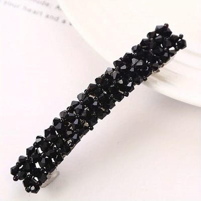 Elegante haarspelden voor vrouwen Meisjes Geometrische haarspelden Hoofddeksels Haarspeldjes Haarstylingaccessoires zwart