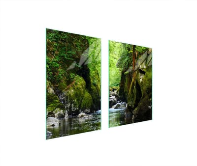 TMK ArtDeko - Glazen Beschermplaat 65x52 cm - Keuken - Veelkleurig - Gehard Glas - Zuur- en Krasbestendig