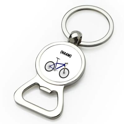 Akyol - mountainbike met eigen naam flesopener - Sport - mountainbiker - sport - 9 bij 3 cm