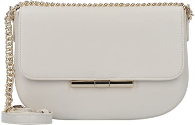 SEIDENFELT MANUFAKTUR Schoudertas Lesja Small Saddle Bag Oat Milk / Gold Beige
