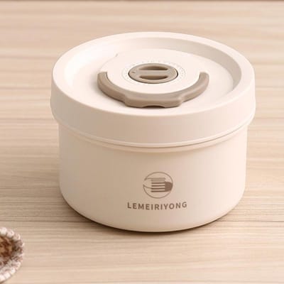 Lunchbox Draagbare geïsoleerde lunchcontainerset Stapelbare Bento roestvrijstalen lunchcontainer white