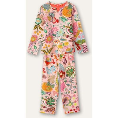 Oilily Easypiecy jersey pyjama- maat92/2T Prism Roze