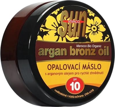 Vivaco S.R.O. - Sun Argan Bronze Oil Spf 10 - Sun Butter With Organic Argan Oil