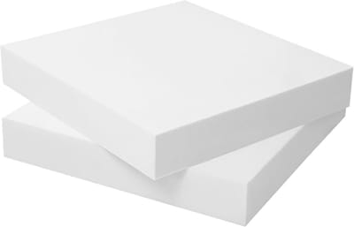 Wit Schuim Spons - Dempende Mat - Meubels Bekleden - Hoge Dichtheid - 50 x 150 cm - Wit