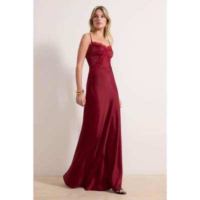 Paarse platte maxi-jurk zonder mouwen voor dames, geschikt voor afstuderen/gala, avond- en galajurk