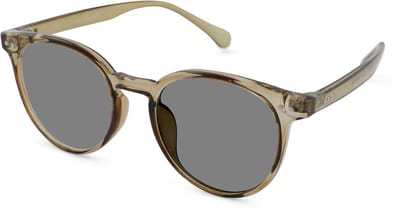 Vista Bonita PANTO – Zonneleesbril UV400 – Sterkte +0.50 – Kleur Desert Brown – Unisex model - Lichtgewicht– Comfortabele pasvorm – Modern en stijlvol - Inclusief etui en doekje
