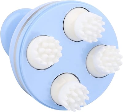 Allecto - Massageapparaat voor huisdieren - Elektrisch hoofdhuidmassageapparaat - Oplaadbaar via USB - Blauw - Geschikt voor honden en katten - Com..