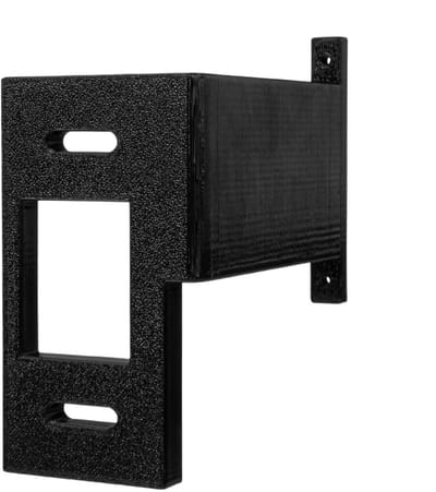 Hoekhouder Deurbel - Camera Verlenging - Veilige Toegang - 180 Graden Zichtveld - 15 x 11 x 5 cm - Zwart