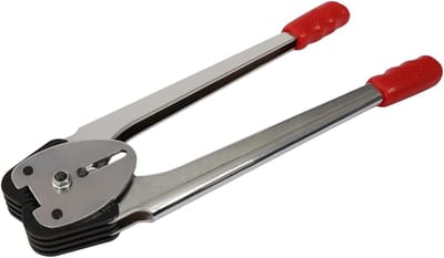 Verpakkingsbandset - Omsnoeringsset - Zwaar verpakken - 1000N Spankracht - 12-19mm band - Zilver