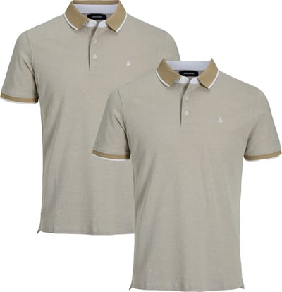 Jack & Jones Heren poloshirt 2 pack Paulos - Slim Fit