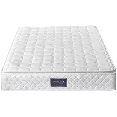 ModernLuxe Binnenveringsmatras 160x200 cm schuimdikte 25 cm - hardheid H3 - gewatteerde microvezelhoes - Wit