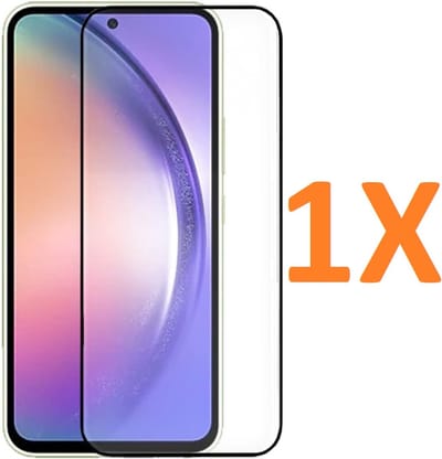 Volledige dekking Screenprotector Glas - Tempered Glass Screen Protector Geschikt voor: Samsung Galaxy A54 - 1x