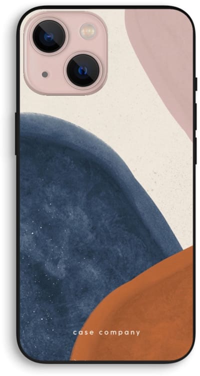 Case Company® - Hoesje geschikt voor iPhone 13 mini hoesje - Geo #1 - Biologisch Afbreekbaar Telefoonhoesje - Bescherming alle Kanten en Schermrand