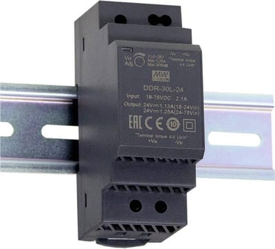 Mean Well DDR-30G-15 DIN-rail DC/DC-converter 15 V/DC 2 A 30 W Aantal uitgangen: 1 x Inhoud: 1 stuk(s)