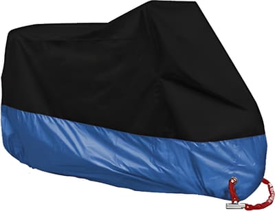 E-shop4u® - Motorhoes - Scooterhoes - Beschermhoes - Motorfiets hoes Waterdicht Buiten - Motor Hoes - Motorhoes Waterdicht - Fietshoes - 2 Fietsen- UV-Bescherming - - Maat 2XL - Blauw