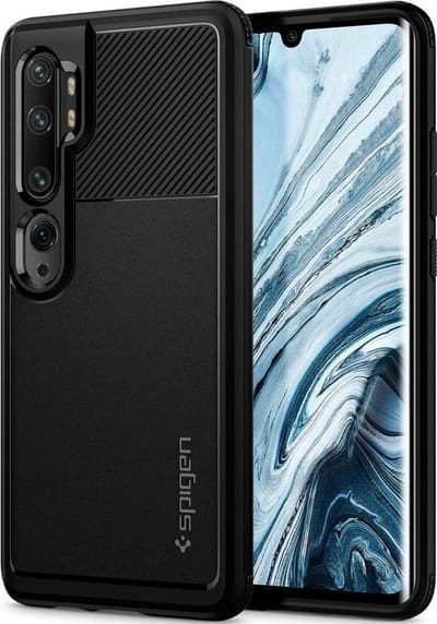 Spigen Rugged Armor Xiaomi Mi Note 10 (Pro) Hoesje Zwart