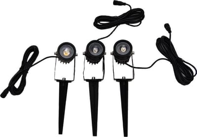 Solar LED tuinspotset 3 stuks