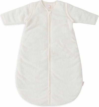 Jollein Baby Slaapzak Winter Met Afritsbare Mouw 60cm - Rond - Rib Ivory - Winterslaapzak