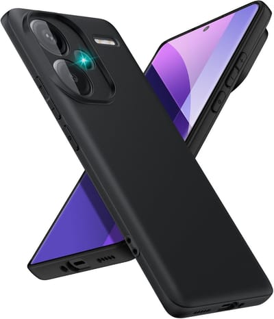 Dun TPU Hoesje Zwart Geschikt voor Xiaomi Redmi Note 13 Pro Plus | Back Cover Matte Zwart | Flexibel | Lichtgewicht | Ultra Dun