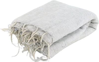 Meditatie omslagdoek XL beige - 115x245 cm - XL