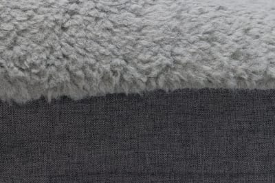 Beeztees memory foam ligbed Yura - Hondenkussen - Grijs - 120x80x15cm