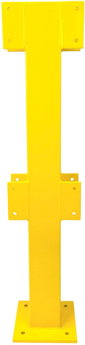 Middenpaal – Schroefgaten Ø10 mm balkmontage - Geel - x x 3,5 mm- - Steel - 3,5 mm - Voor binnen