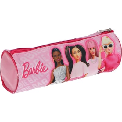 Barbie Etui - Pennenetui voor Kind - Rond - Roze - Pennenzak