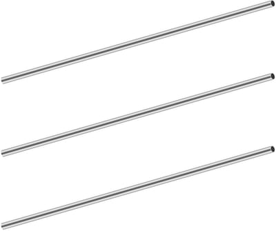 Dailygoods- Roestvrijstalen Buis 6mm OD - 0.2mm Wanddikte - 150mm Lengte - 3 Stuks - Naadloze Buis - Duurzaam en Aesthetisch - Stalen Buis