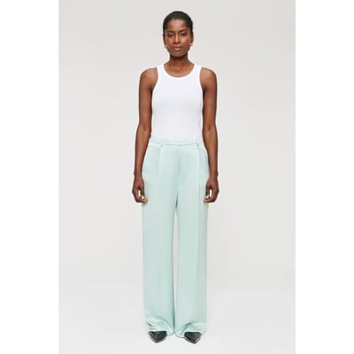 ZENGGI Satin Wide Leg Pants Ice Größe: XS | Straight Jeans Outlet | Damen