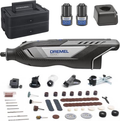 Rotatiegereedschap Set - Multitool Draadloos - Precisie Werk - Borstelloze Motor - 12 Volt - Meerkleurig