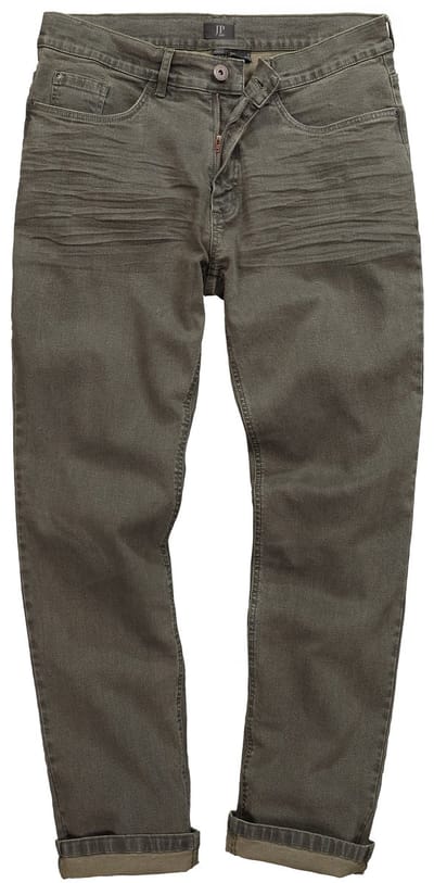 JP 1880 - Heren - Colorjeans FLEXNAMIC® 5-pocket Loose Fit - Donkerolijf - Maat 70