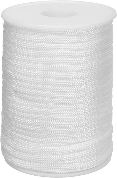 Paracord Touw - Tent Koord Spoel - Outdoor Activiteiten - 7 Strengen Binnenkern - 30 Meter - Wit