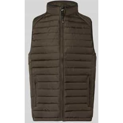 regular fit bodywarmer met gewatteerde look
