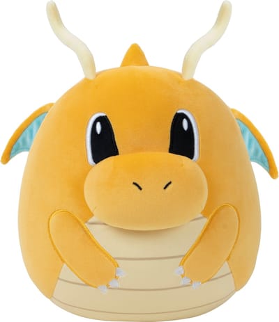 Pokémon Squishmallow Dragonite - Jumbo knuffel van 50 cm - Officiële merchandise