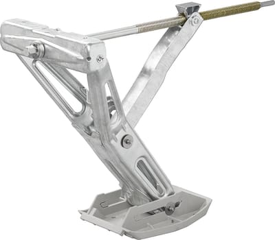 ProPlus Caravanhoeksteun - Uitdraaisteun - Opdraaisteun - Caravansteun - Steunpoot - 1000 kg Draagvermogen - Compact - Hoeksteun aanhangwagen - 605 x 280 mm H:470 mm