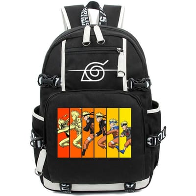 Anime Naruto sac à dos pour adolescents garçons filles retour à l'école sac à dos étudiant cartable hommes femmes loisirs Usb sacs de voyage sac à dos