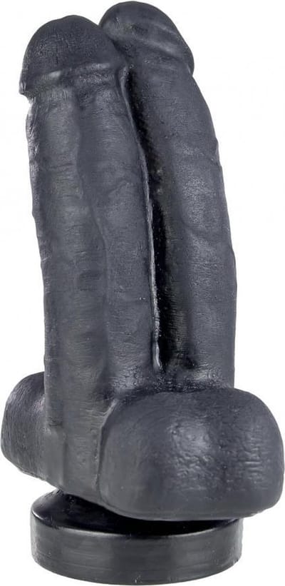 Gangbangster - Tim & Rod - Dildo - 16 x 8 cm - PVC - Zwart