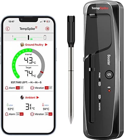 ThermoPro TempSpike 150M Wireless Meat Thermometer for Grilling