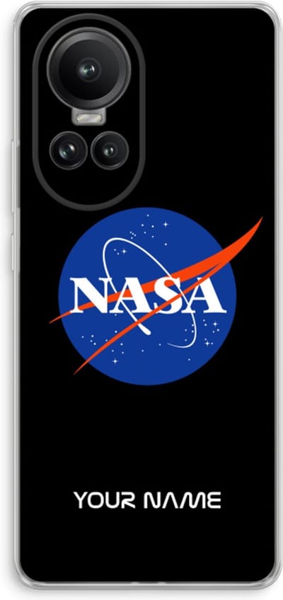 Gepersonaliseerd - Case Company® - Hoesje geschikt voor Oppo Reno 10 Pro hoesje - NASA - Soft Cover Telefoonhoesje - Bescherming aan alle Kanten en Schermrand