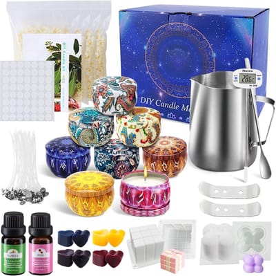 DD Candle Making Kit - Kaarsen Maken Set - Soy Wax - Complete Set
