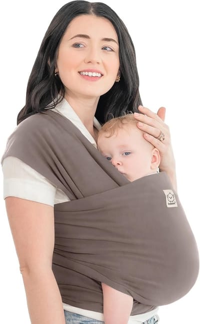 Ademend Baby Draagzak vanaf Geboorte - Geschikt voor Pasgeborenen en Peuters, Handvrije Baby Sling