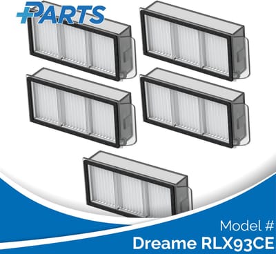 Dreame RLX93CE Filters (5 Stuks, Plus.Parts® alternatief voor RHF21)