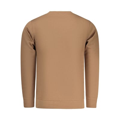 Rifle Marrone Katoenen Heren Sweater