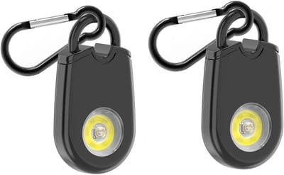 Persoonlijk Alarm Sleutelhanger - Noodalarm Veiligheidswaarschuwing - Persoonlijke Veiligheid - 125dB Luid Geluid - 71.5 x 38 x 14.5 mm
