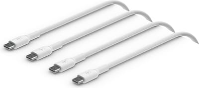 Belkin BOOST↑CHARGE - USB-C naar USB-C Kabel - 1 Meter - 60W - Wit - 2-Pack